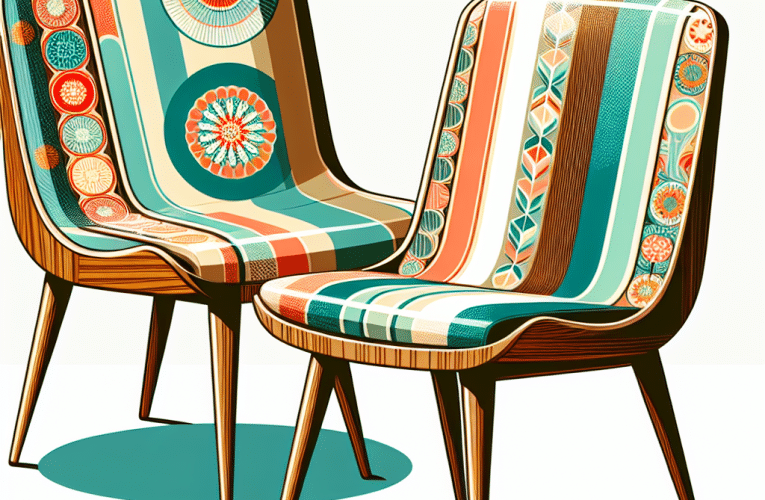 Krzesła lata 60 – jak wprowadzić vintageowy styl do współczesnych wnętrz?