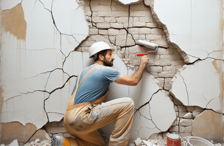Naprawa pękniętych ścian – krok po kroku do odnowienia Twojego domu