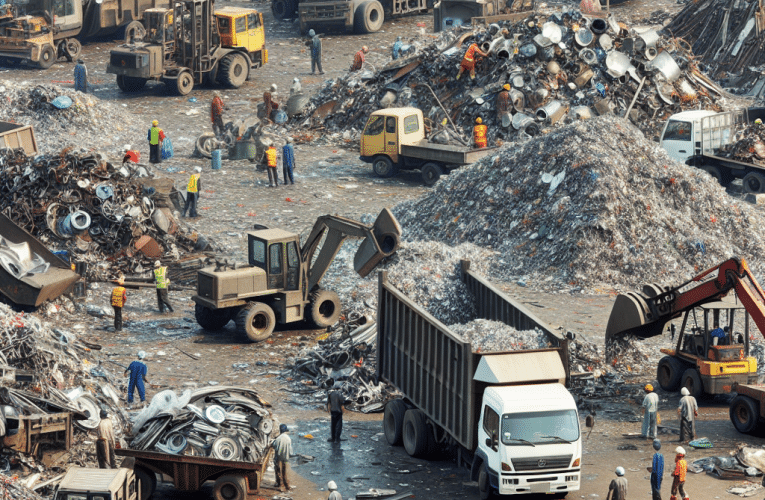 Wywóz złomu – Jak sprawnie i efektywnie pozbyć się niepotrzebnego metalu?