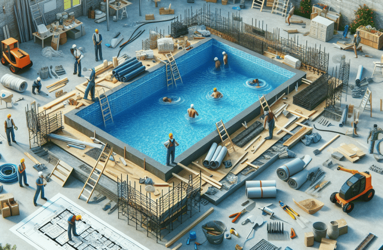 Budowa basenu ogrodowego krok po kroku – poradnik dla początkujących