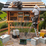 montaż instalacji odgromowej pszczółki
