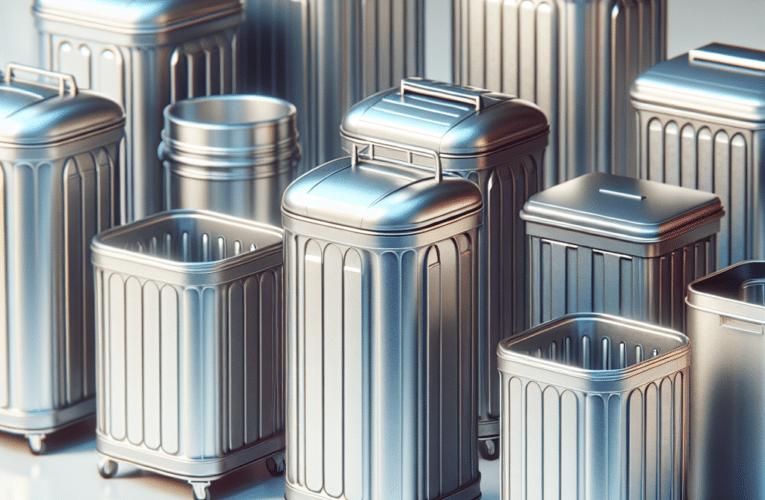 Jak wybrać idealny metalowy kosz na śmieci do wnętrza i ogrodu? Praktyczne wskazówki i porównania modeli