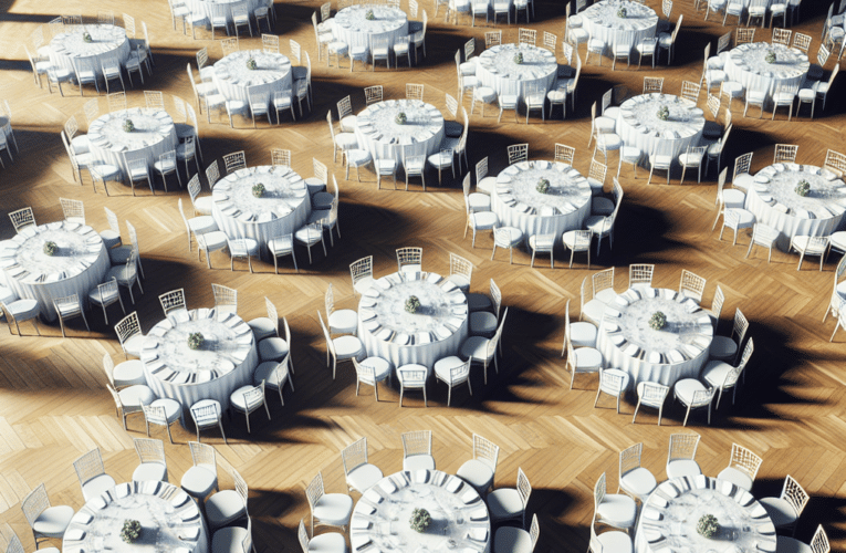 Jak skutecznie wynająć stoły i krzesła na wydarzenia – kluczowe wskazówki i porady dla każdej okazji?