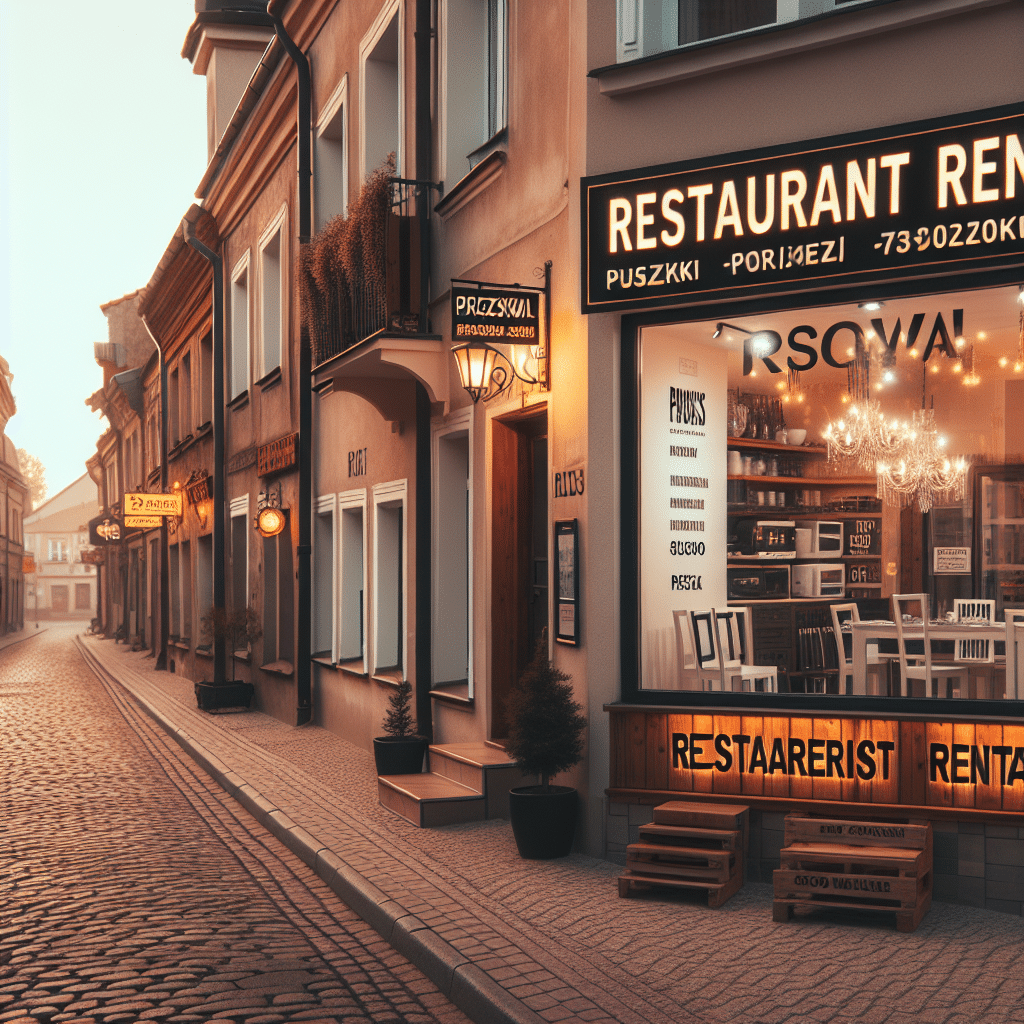 wypożyczalnia gastronomiczna Pruszków