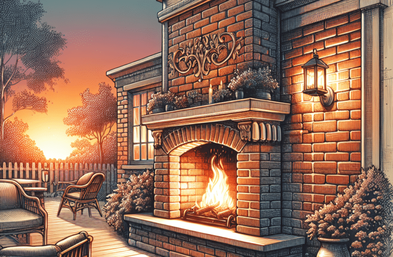 Jak skutecznie zainstalować kominek ścienny zewnętrzny aby cieszyć się ciepłem na tarasie?