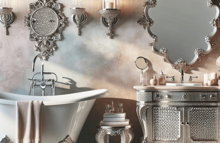 Jak wybrać meble łazienkowe glamour które zachwycą stylowym wykończeniem i funkcjonalnością?