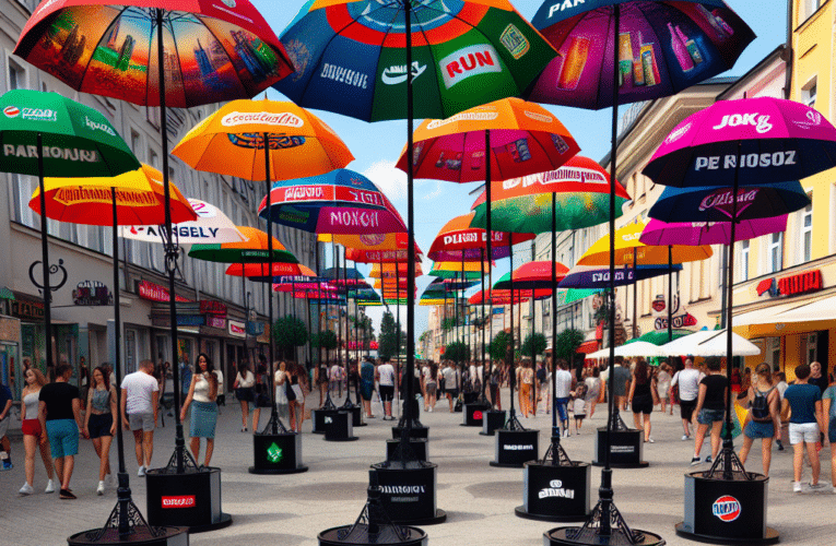 Jak wybrać idealny parasol reklamowy: praktyczne porady dla małych i dużych firm?