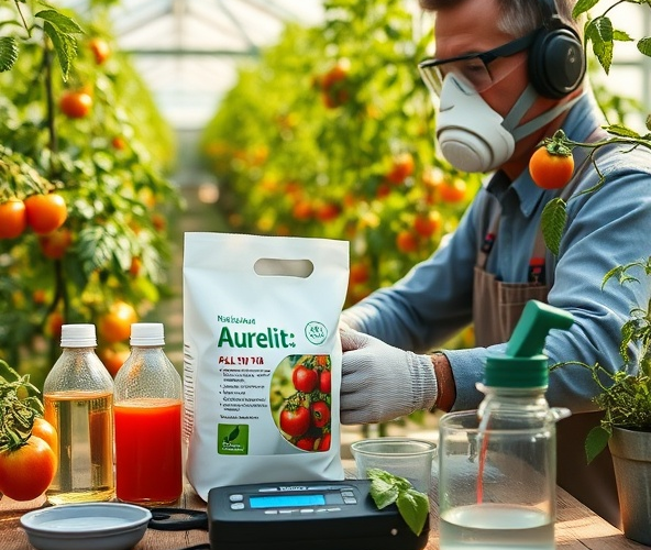 Mieszanie aurelit 70 wg 1kg ze środkami na pomidorach?