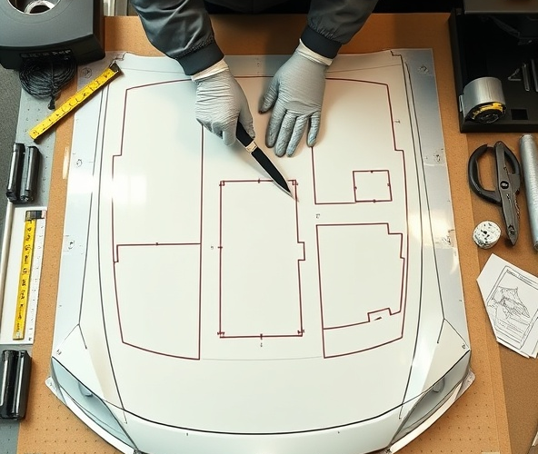 Jak ciąć formatki folii ppf na maskę i zderzak, by ograniczyć odpady?