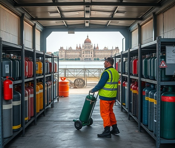 Jakie są zasady przechowywania gazu w butlach w Warszawie?