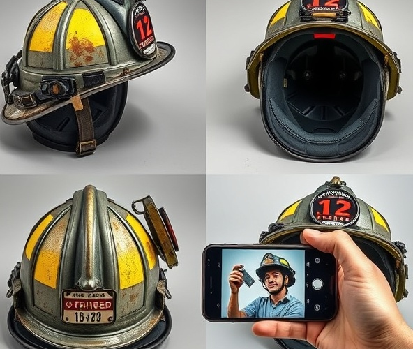 Jak sprawdzić hełm strażacki na zdjęciach z telefonu przed zakupem?