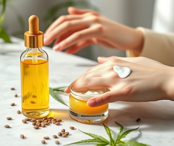 Czy kosmetyki z olejem z nasion konopi pomagają przy suchości skóry?