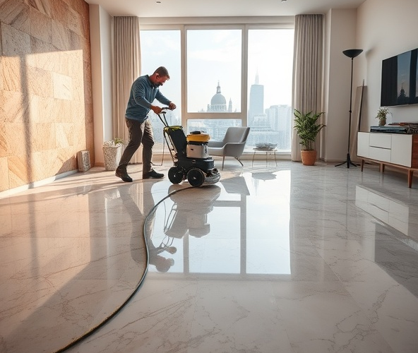 Czy krystalizacja marmuru w Warszawie opłaca się przy 20 m2 podłogi?