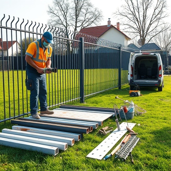 ogrodzenie panelowe 2d