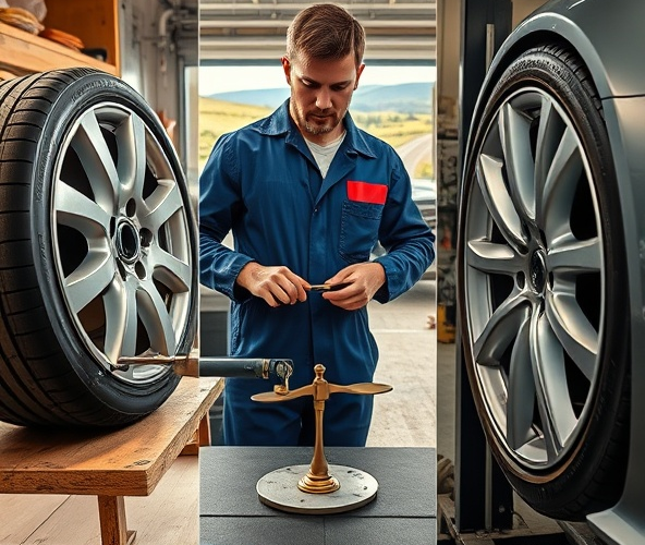 Czy prostowanie felg w Myślenicach opłaca się bardziej niż wymiana?