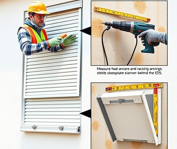 Jak zamontować rolety zewnętrzne natynkowe na styropianie bezpiecznie dla początkujących?