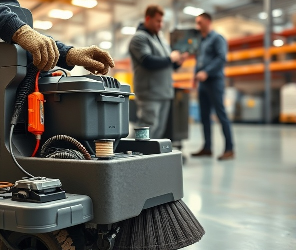 Jak właściciel może obniżyć koszty serwisu szorowarek bateryjnych Ehrle?