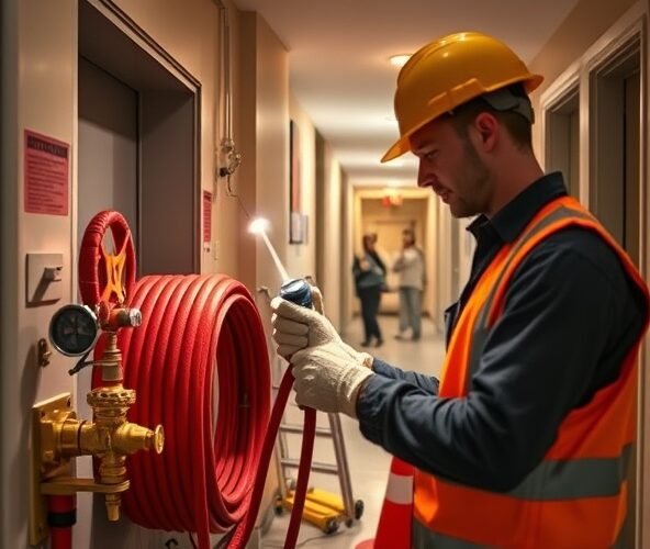 Jak bezpiecznie sprawdzić węże hydrantowe w budynku wielorodzinnym?