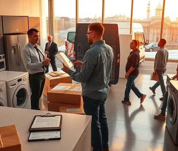 Jak wygląda kaucja i dostawa w wypożyczalni AGD w Warszawie?