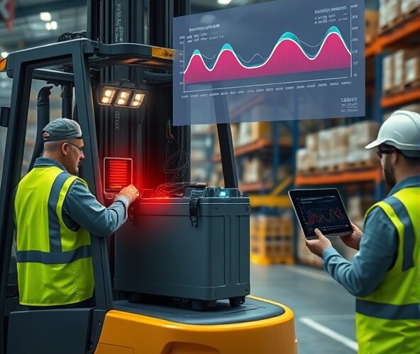 Czy system monitoringu wydłuży żywotność baterii trakcyjnych do wózków widłowych?