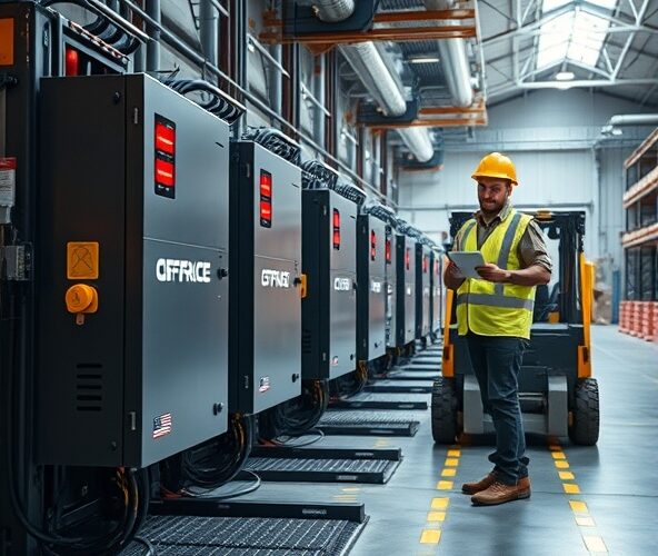 Jak optymalnie ładować baterie trakcyjne do wózków widłowych?