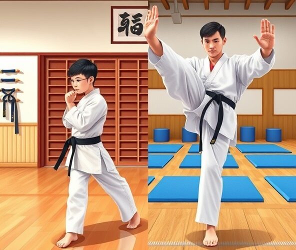 Czym się różni karate od taekwondo w nauce samoobrony 8-latka?