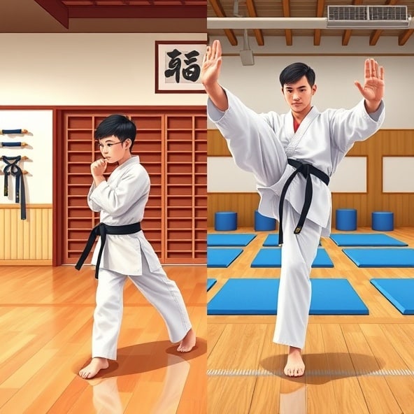 czym się różni karate od taekwondo