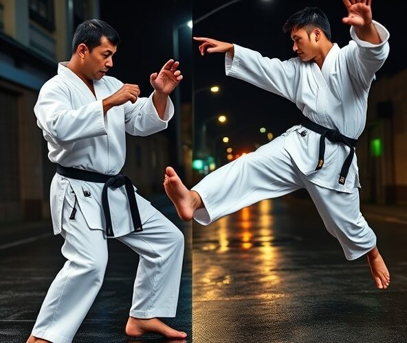 Czym się różni karate od taekwondo w praktyce samoobrony?