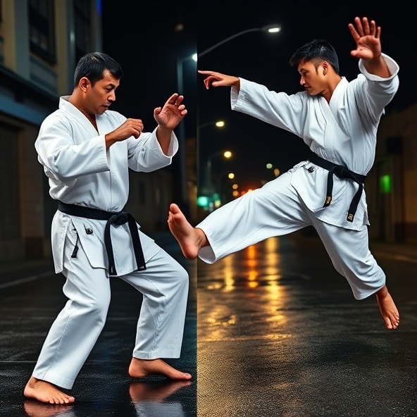 czym się różni karate od taekwondo