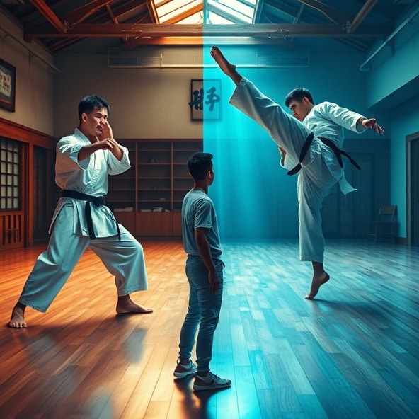 czym się różni karate od taekwondo