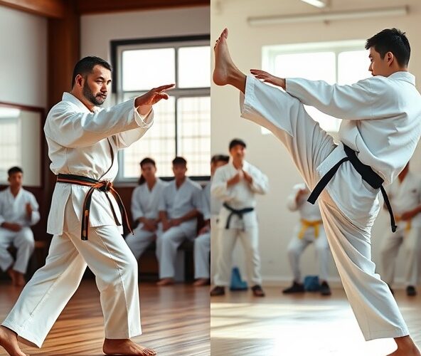 Czym się różni karate od taekwondo w samoobronie dla początkujących?