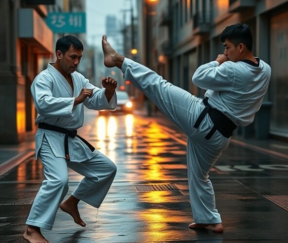 Czym się różni karate od taekwondo w realnej samoobronie na ulicy?