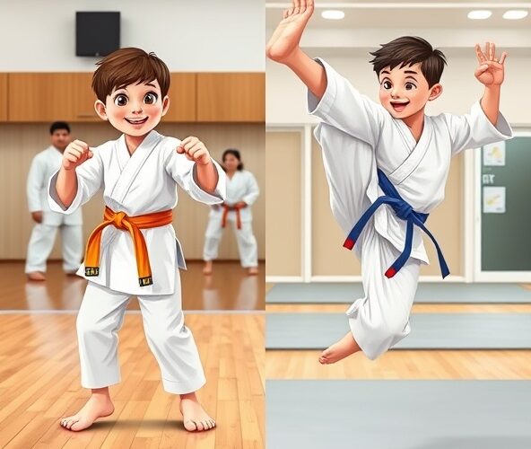 Czym się różni karate od taekwondo dla 7-latka z dużą energią?