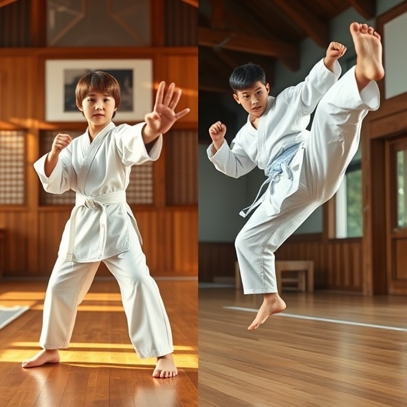 czym się różni karate od taekwondo