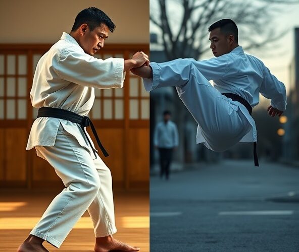 Czym się różni karate od taekwondo, jeśli zależy mi na samoobronie?