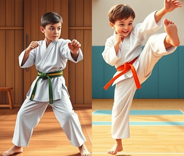 Czym się różni karate od taekwondo dla 7-latka z nadmiarem energii?