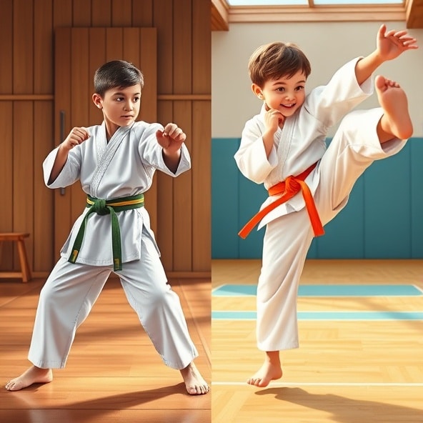 czym się różni karate od taekwondo