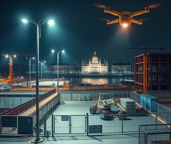 Jak zmniejszyć kradzieże nocą monitoringiem placów budowy w Warszawie?