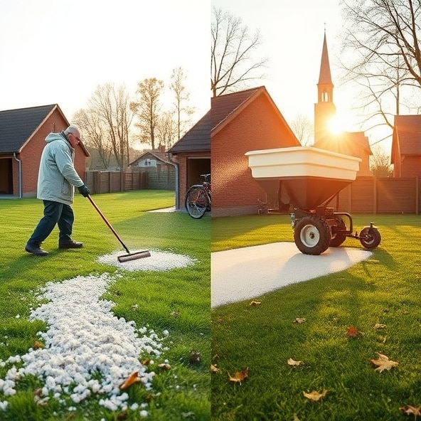 piaskowanie trawników komorów