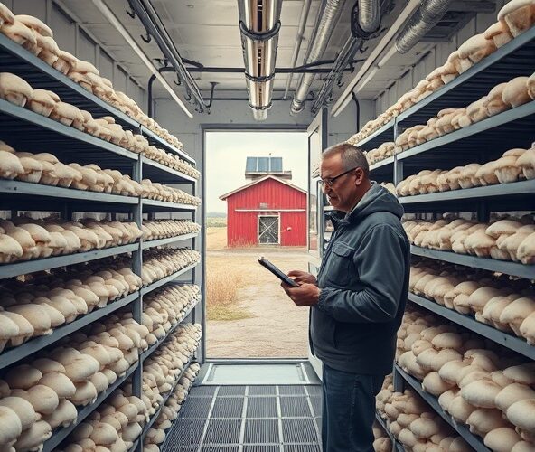 Pompa ciepła czy gaz w pieczarkarni w kujawsko-pomorskim?