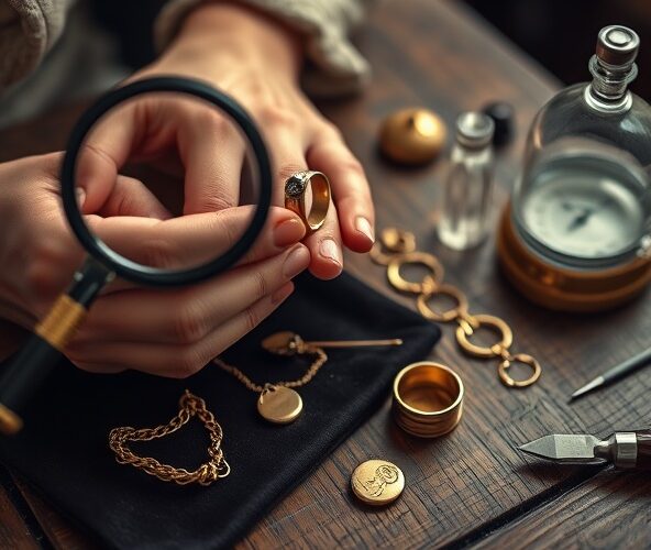 Jak sprawdzić autentyczność starej biżuterii złotej przed zakupem?