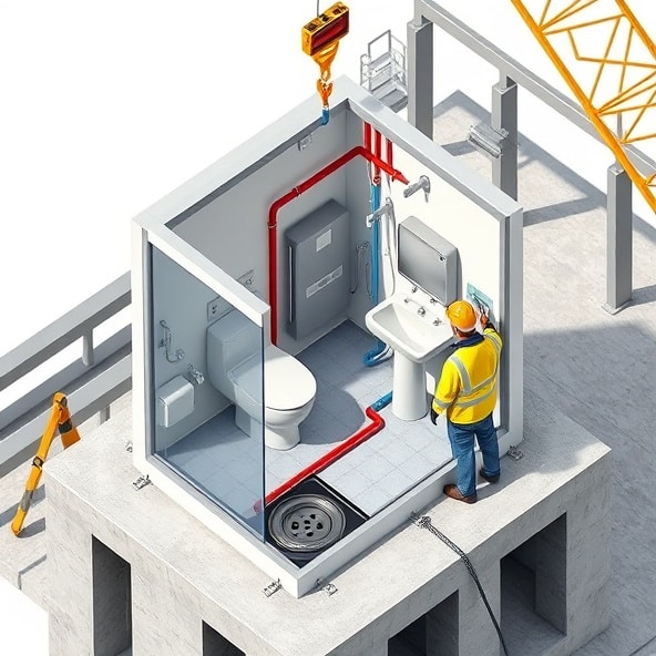 vorgefertigte badezimmerkapseln