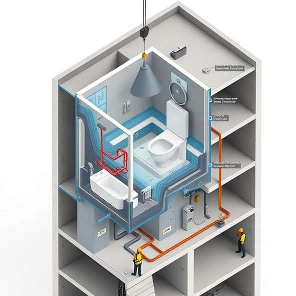 vorgefertigte badezimmerkapseln