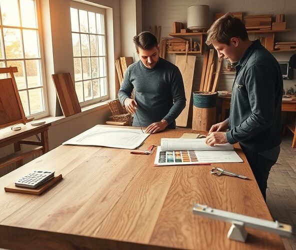 Jak wybrać wykonawcę stołu dębowego na wymiar, by uniknąć przepłaty?