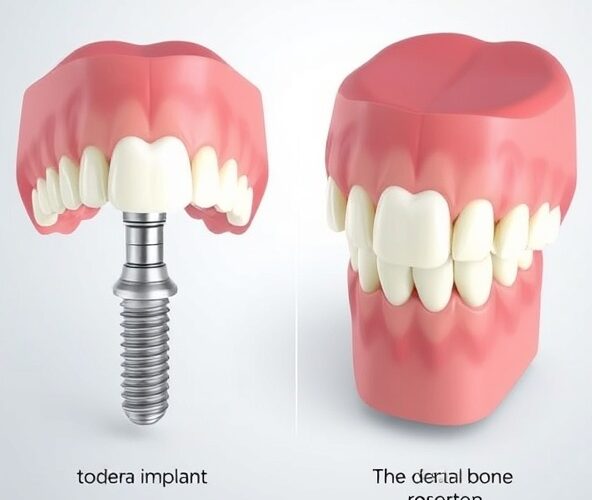 Implant czy most przy brakującym siekaczu w łuku górnym — co dłużej zachowa kość?