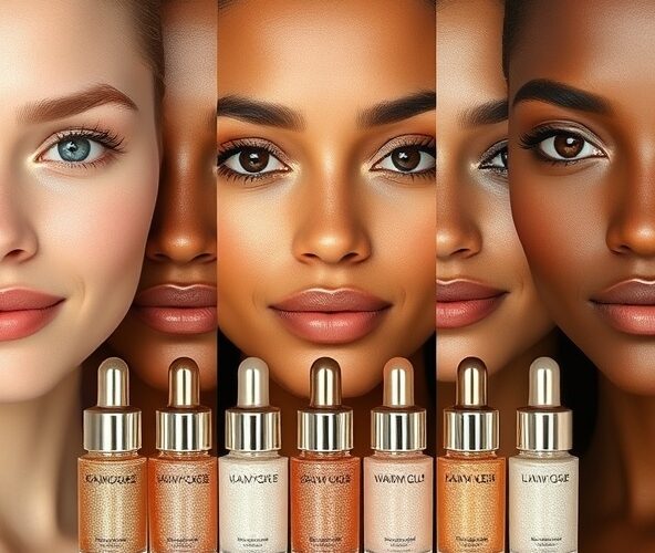 Jak dobrać rozświetlacz do twarzy w płynie do swojej cery?