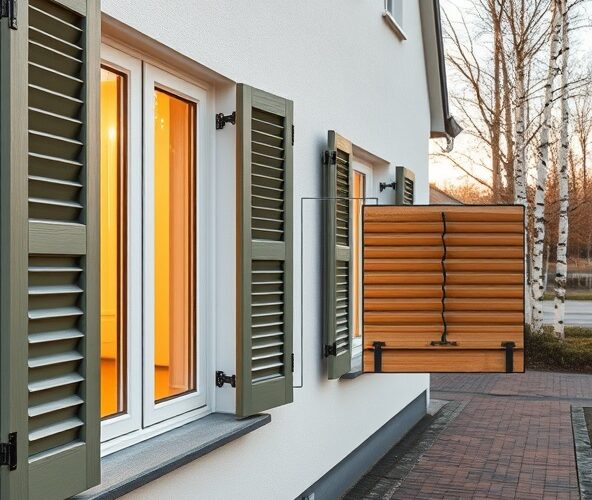 Jak wybrać okiennice zewnętrzne w Wołominie, by poprawić izolację domu?