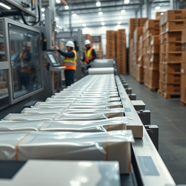 pakowanie w rękaw foliowy