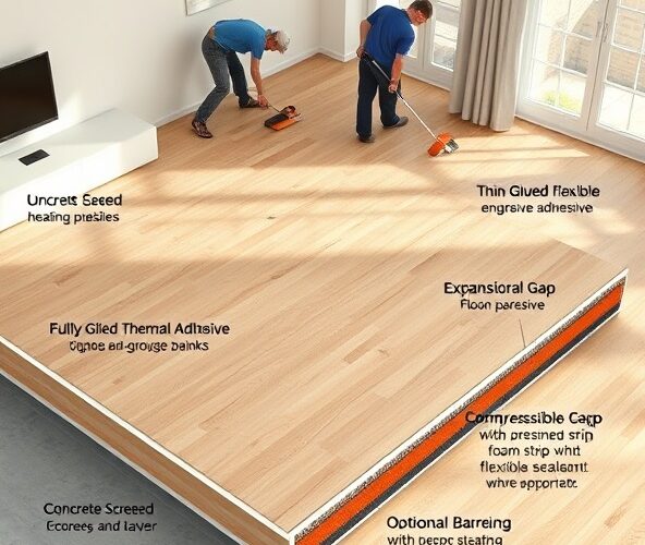 Jaki system montażu wybrać przy układaniu parkietu na ogrzewaniu podłogowym, aby uniknąć paczenia desek?