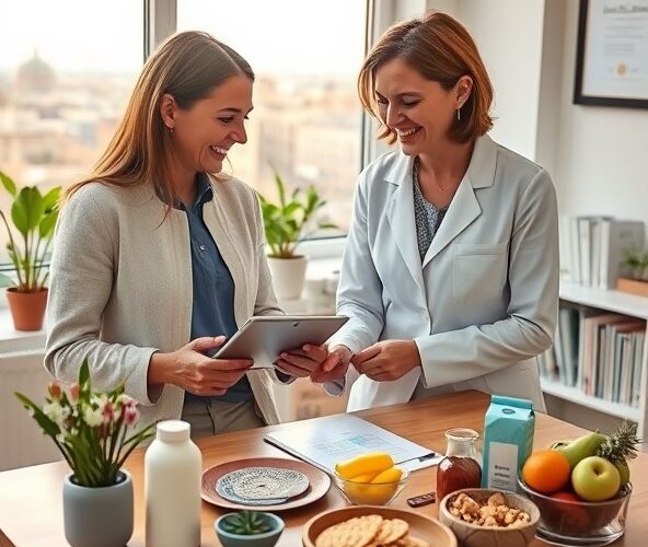 Jak znaleźć dobrego dietetyka w Warszawie przy nietolerancji laktozy i częstych bólach brzucha?